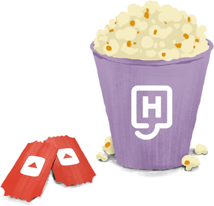 HEFLO popcorn, video ticket